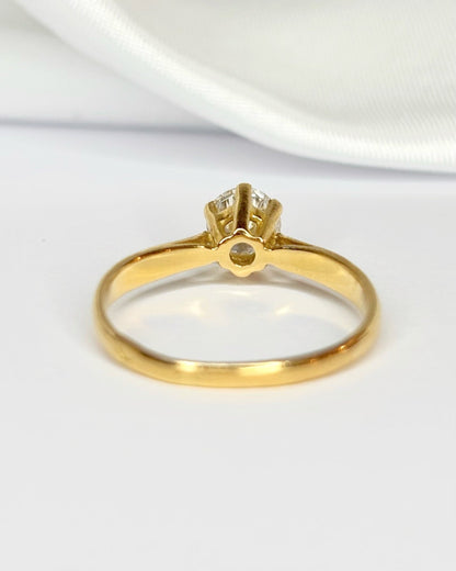 Bague Solitaire Diamant 0.57 carat "Melissa" - Elliade Paris