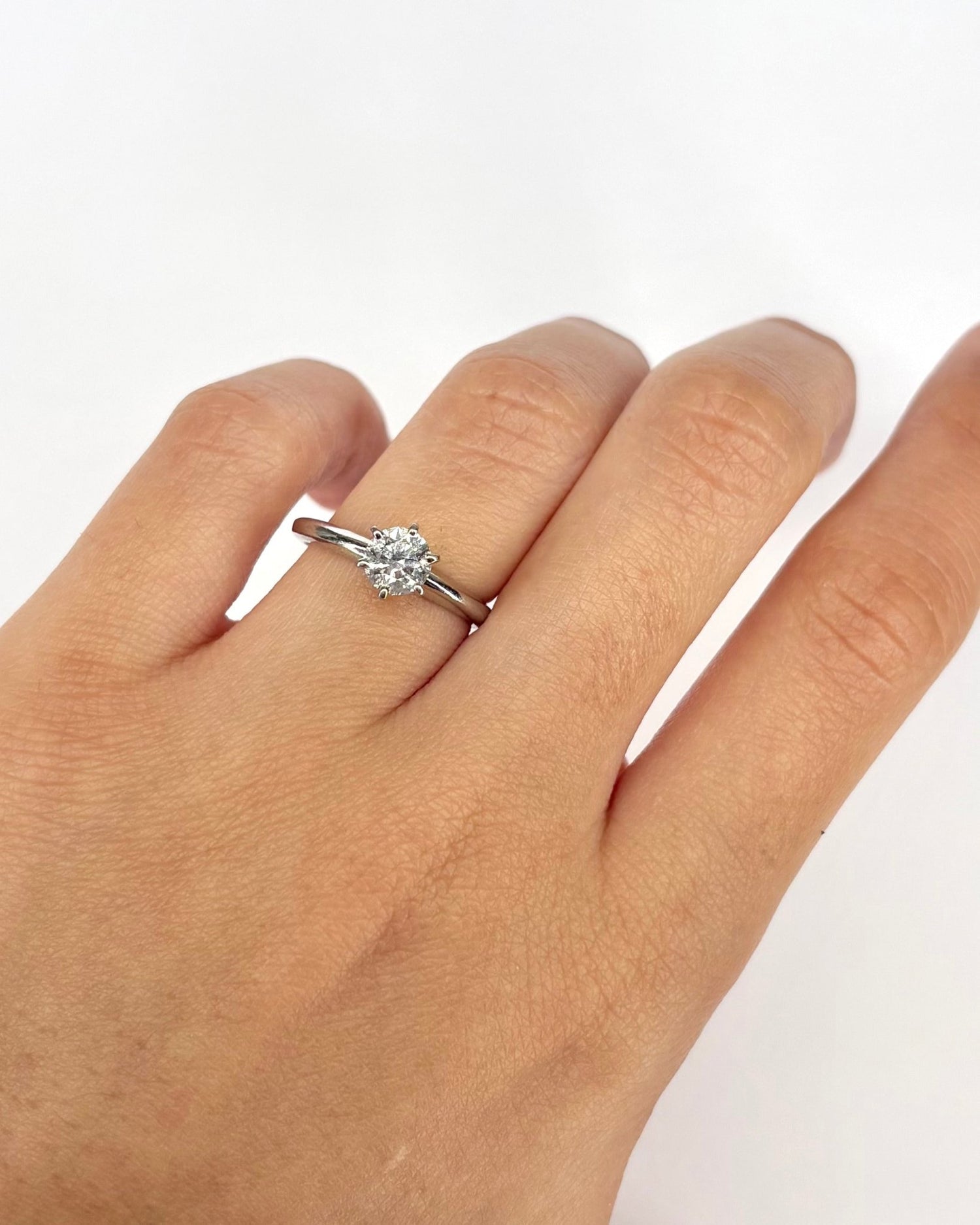 Bague Solitaire Diamant 0.57 carat "Thaïs" - Elliade Paris