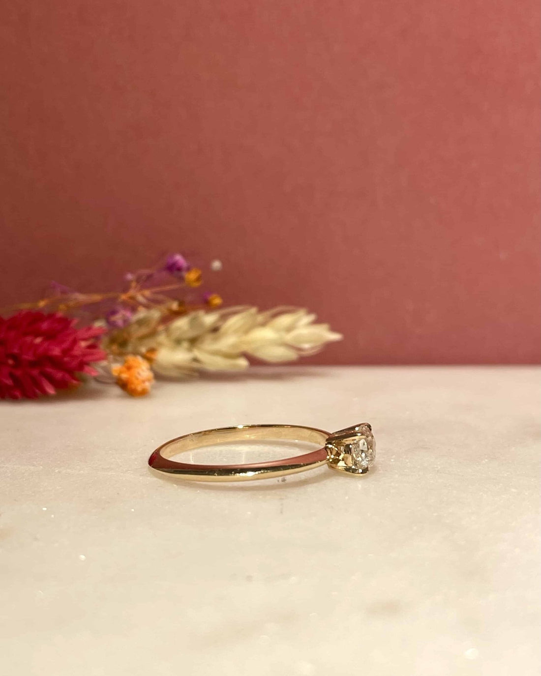 Bague Solitaire Diamant 0.60 Carat &quot;Christine&quot; - Elliade Paris