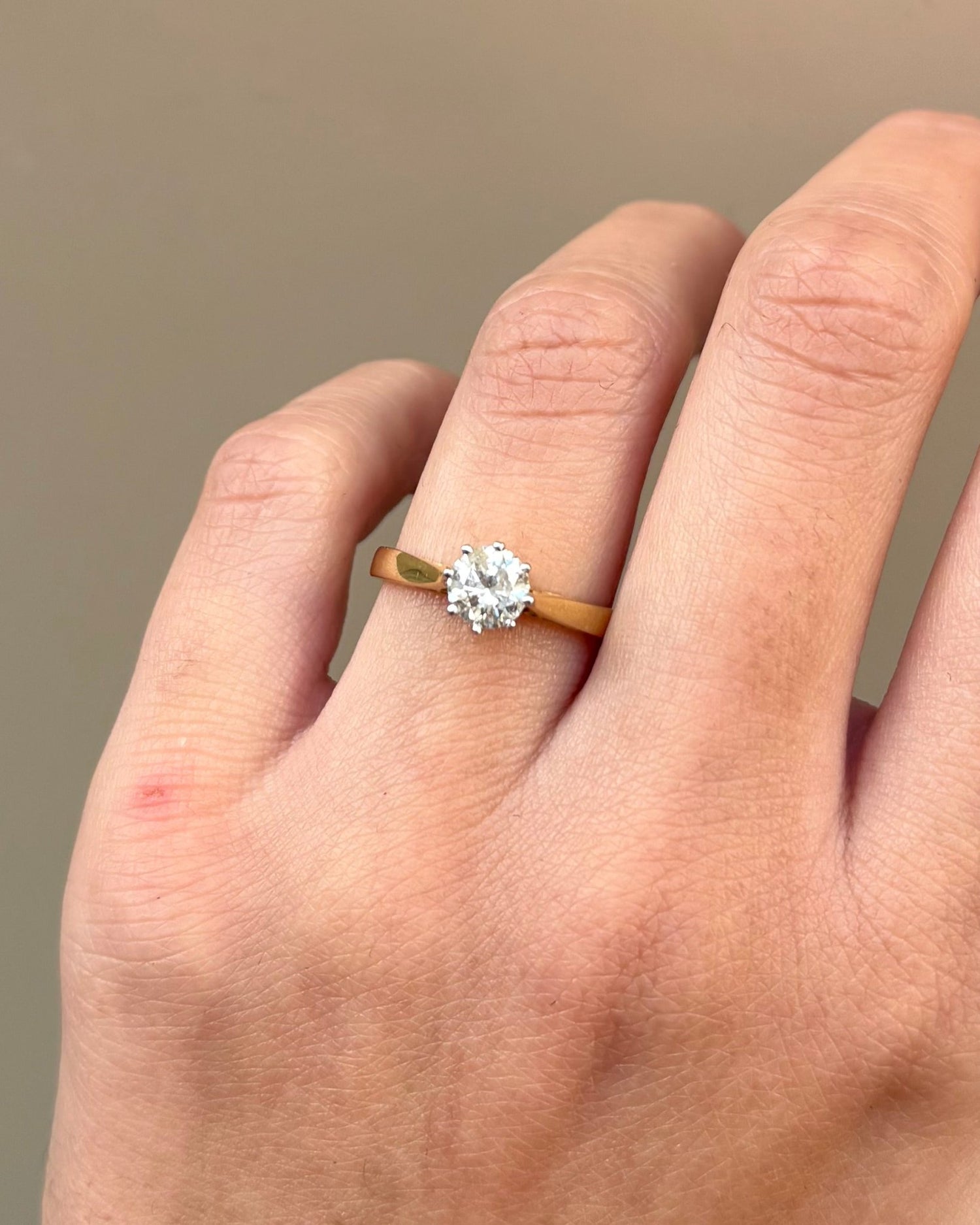 Bague Solitaire Diamant 0.60 carat &quot;Erika&quot; - Elliade Paris