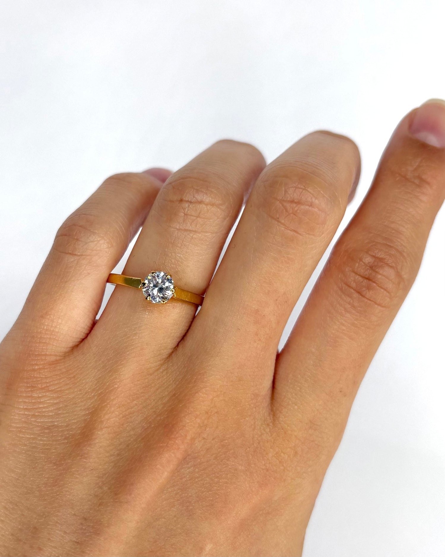 Bague Solitaire Diamant 0.70 carat "Eliana" - Elliade Paris