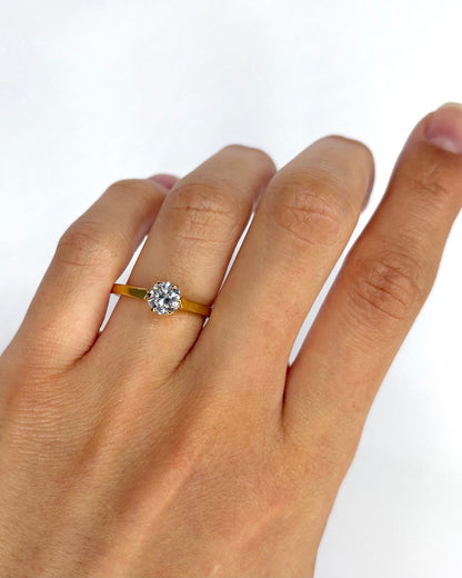 Bague Solitaire Diamant 0.70 carat "Eliana" - Elliade Paris