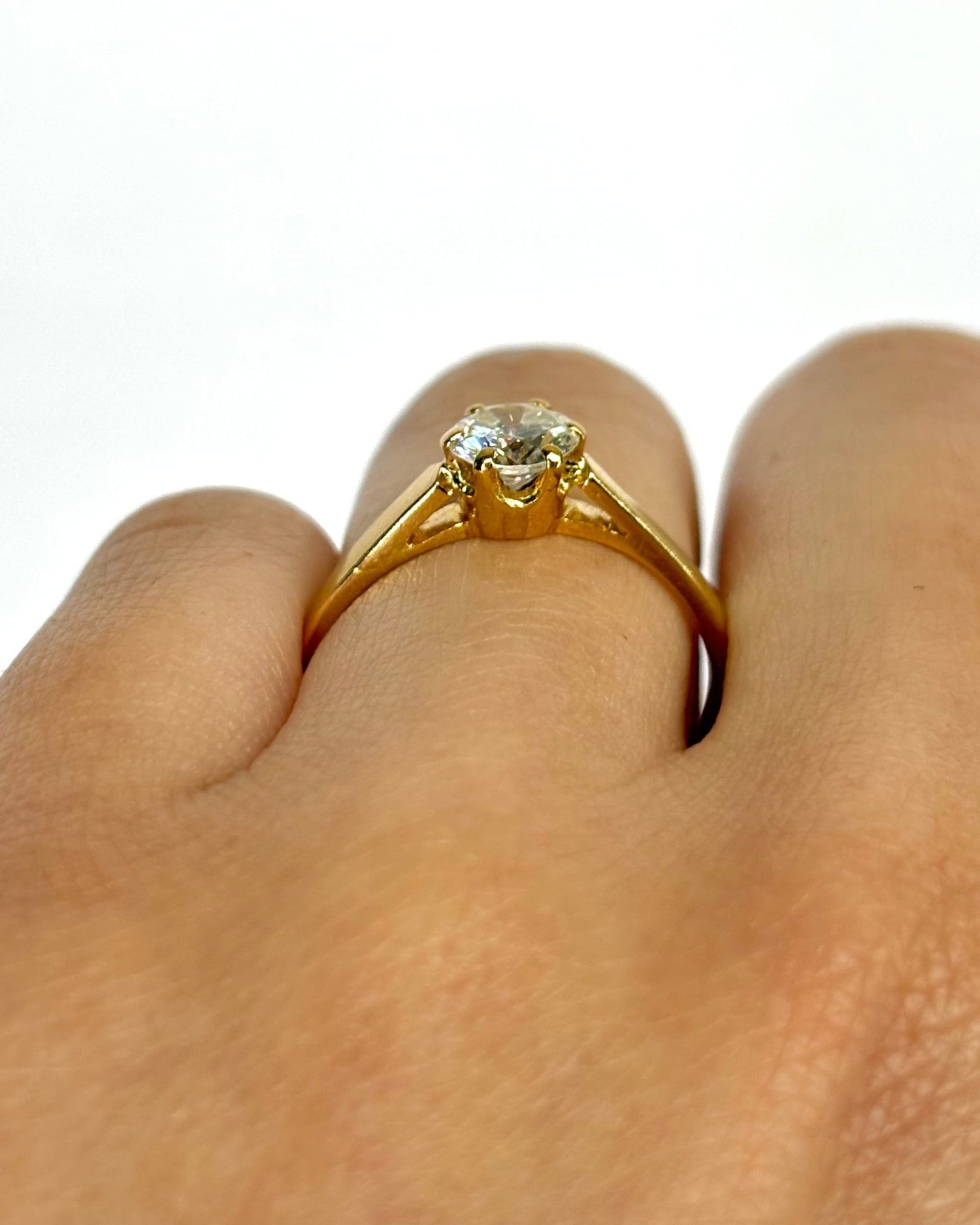 Bague Solitaire Diamant 0.70 carat "Eliana" - Elliade Paris