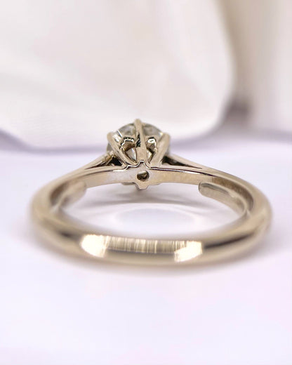 Bague Solitaire Diamant 0.74 carat I/VVS "Nesserine" - Elliade Paris