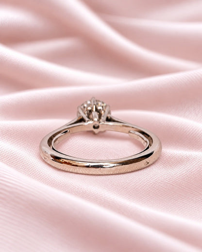 Bague Solitaire Diamant 0.74 carat I/VVS "Nesserine" - Elliade Paris