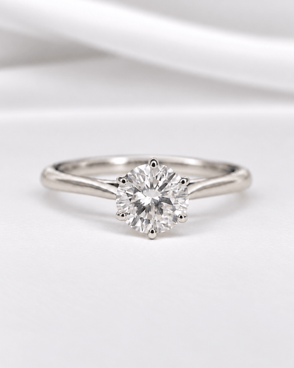 Bague Solitaire Diamant 0.74 carat I/VVS "Nesserine" - Elliade Paris