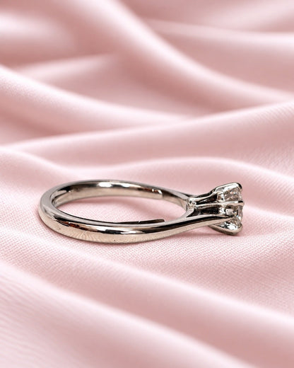Bague Solitaire Diamant 0.74 carat I/VVS "Nesserine" - Elliade Paris