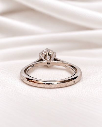 Bague Solitaire Diamant 0.74 carat I/VVS "Nesserine" - Elliade Paris