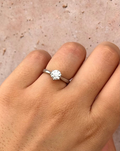 Bague Solitaire Diamant 0.81 carat "Carla" - Elliade Paris