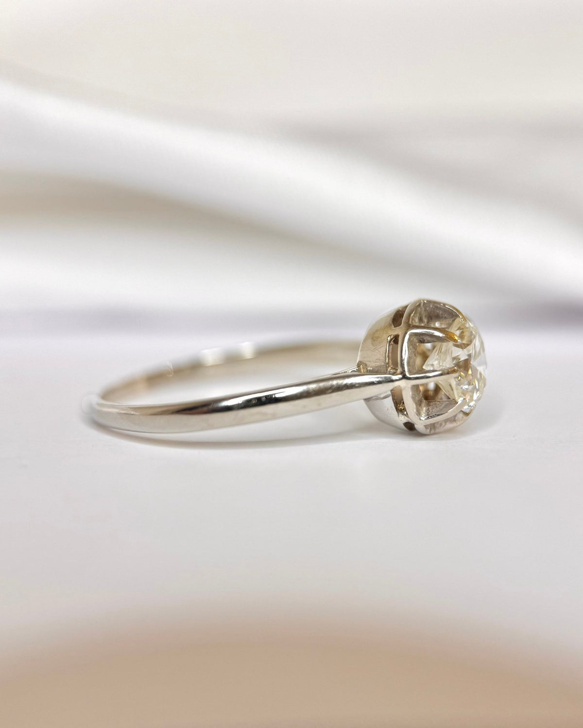 Bague Solitaire Diamant 0.86 carat I/VS "Nicole" - Elliade Paris