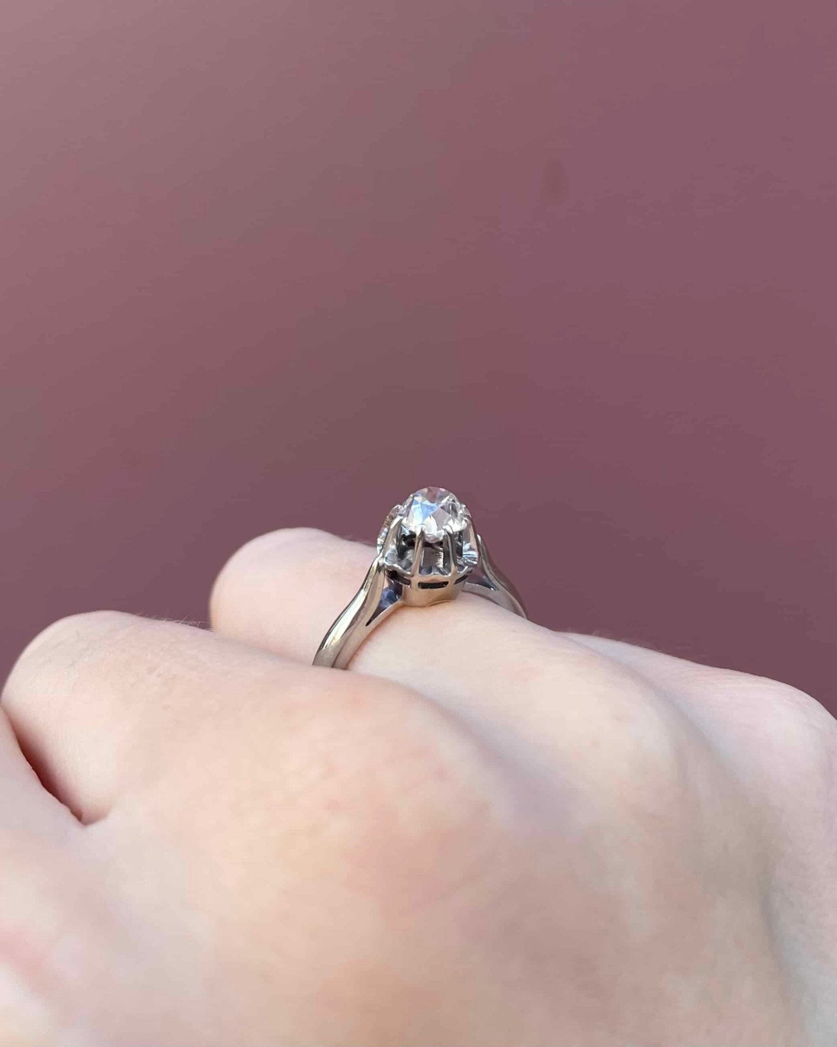 Bague Solitaire Diamant 0.90 carat "Diana" - Elliade Paris