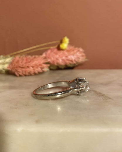 Bague Solitaire Diamant 0.90 carat &quot;Diana&quot; - Elliade Paris