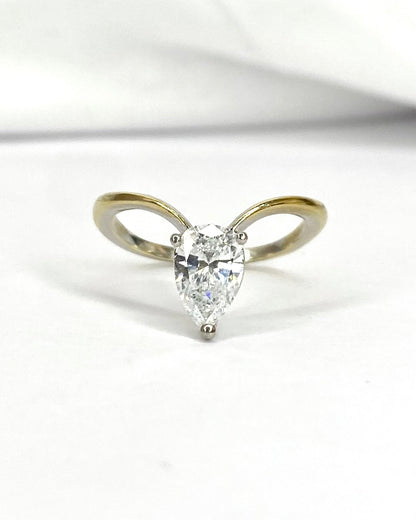 Bague Solitaire Diamant 0.92 carat "Naomi" - Elliade Paris