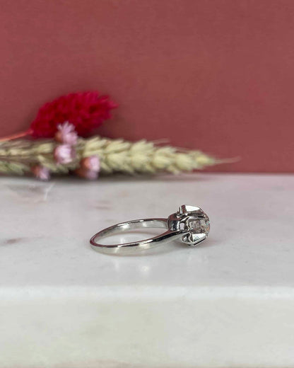 Bague Solitaire Diamant 0.93 Carat &quot;Elsie&quot; - Elliade Paris