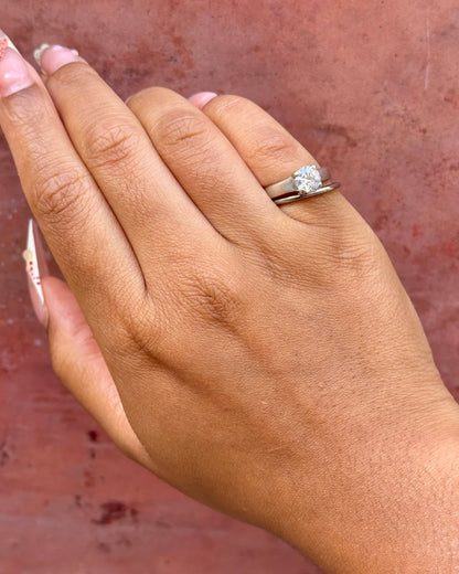 Bague Solitaire Diamant 0.96 carat "Elisabeth" - Elliade Paris