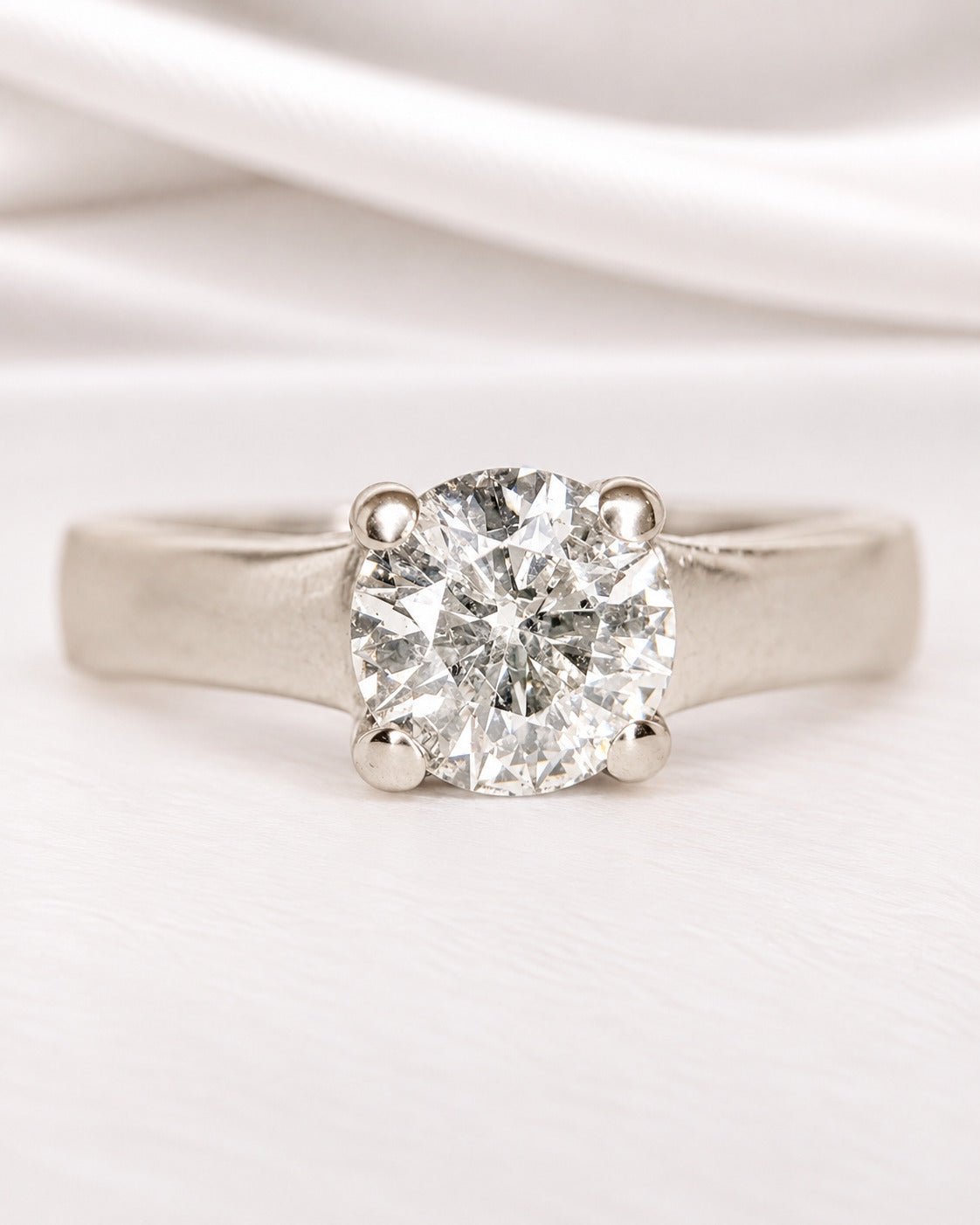 Bague Solitaire Diamant 0.96 carat "Elisabeth" - Elliade Paris