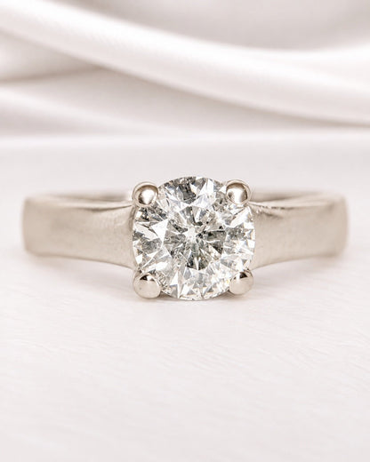 Bague Solitaire Diamant 0.96 carat "Elisabeth" - Elliade Paris