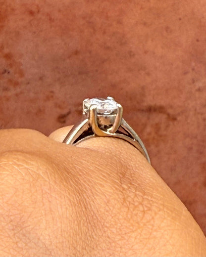 Bague Solitaire Diamant 0.96 carat "Elisabeth" - Elliade Paris