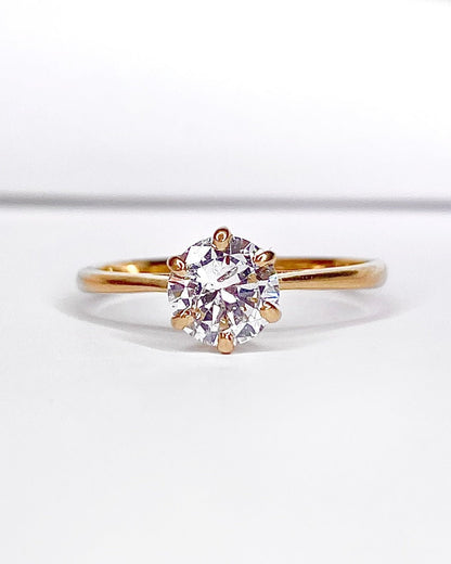 Bague Solitaire Diamant 1 carat "Alicia" - Elliade Paris
