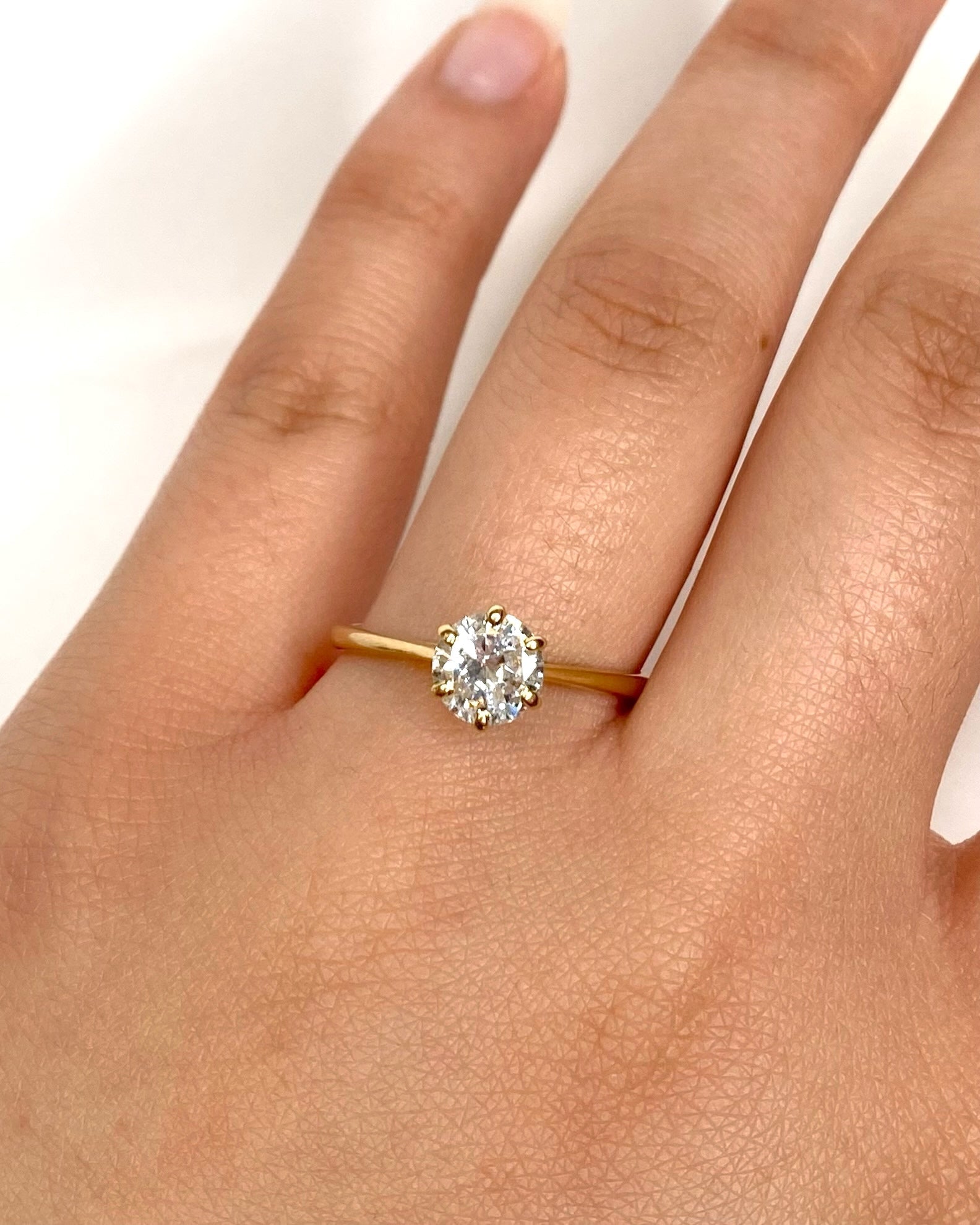 Bague Solitaire Diamant 1 carat "Alicia" - Elliade Paris