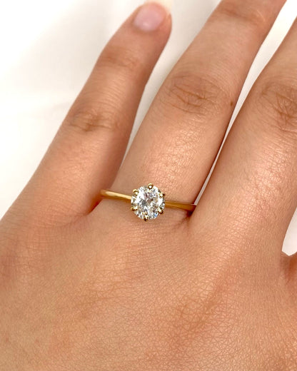 Bague Solitaire Diamant 1 carat "Alicia" - Elliade Paris