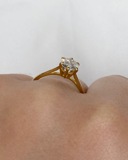 Bague Solitaire Diamant 1 carat "Alicia" - Elliade Paris