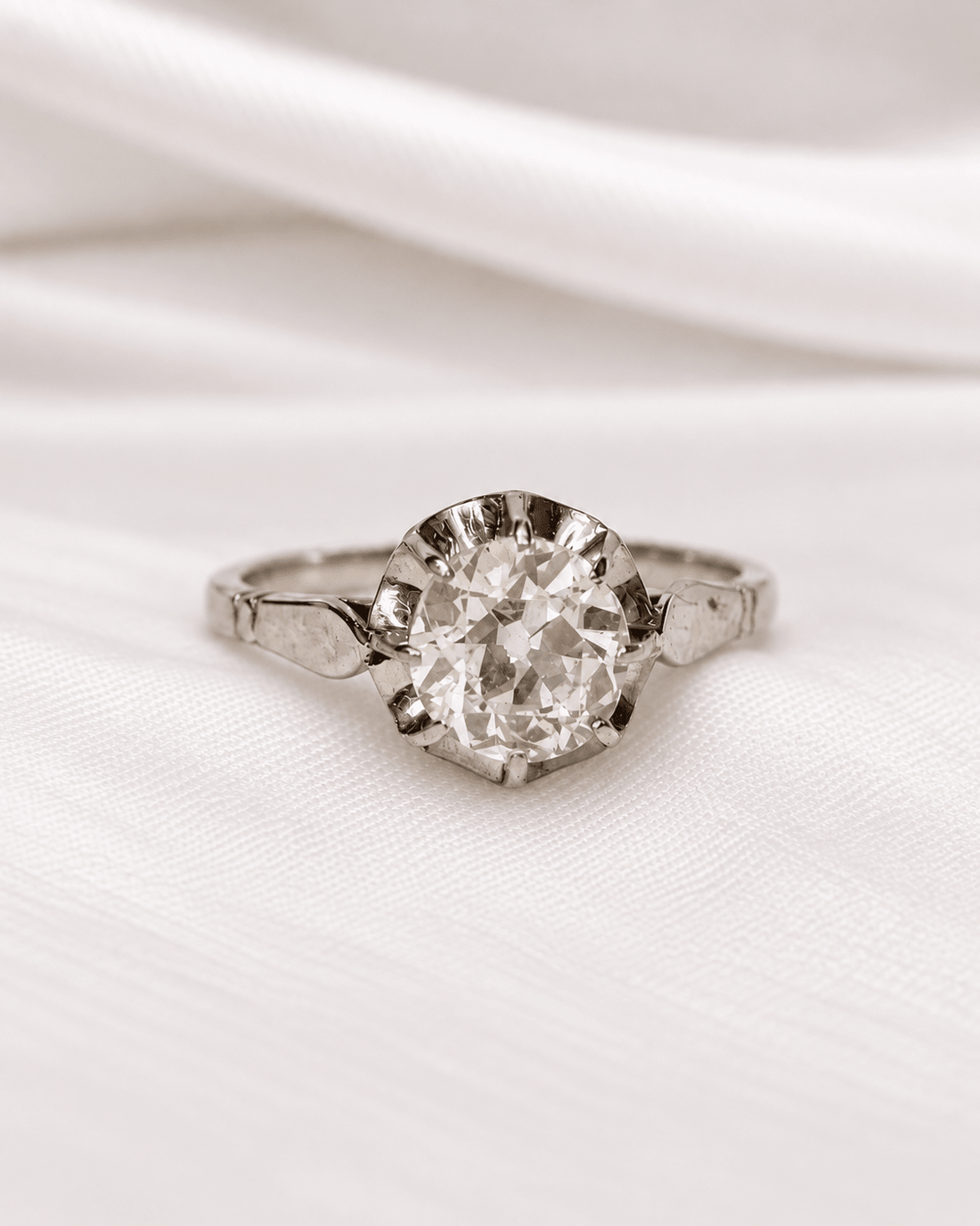 Bague Solitaire Diamant 1 carat "Claire" - Elliade Paris