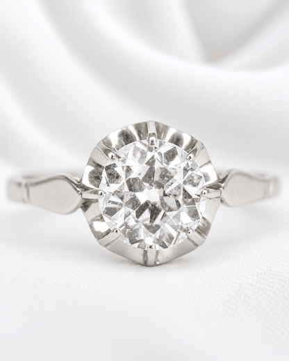 Bague Solitaire Diamant 1 carat "Claire" - Elliade Paris