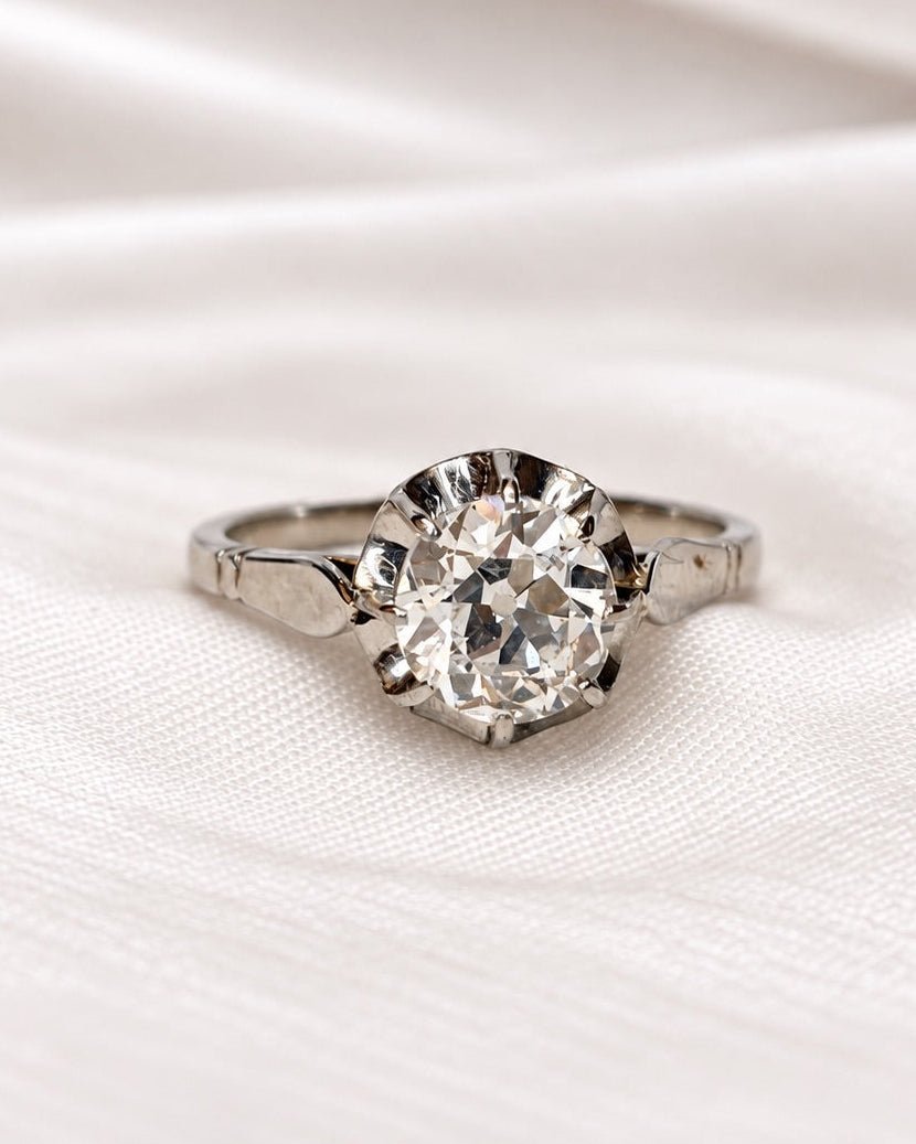 Bague Solitaire Diamant 1 carat "Claire" - Elliade Paris