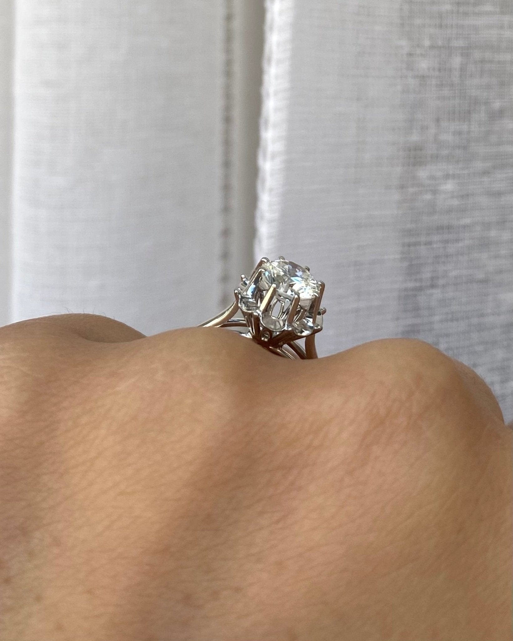 Bague Solitaire Diamant 1.08 carat "Aloïse" - Elliade Paris