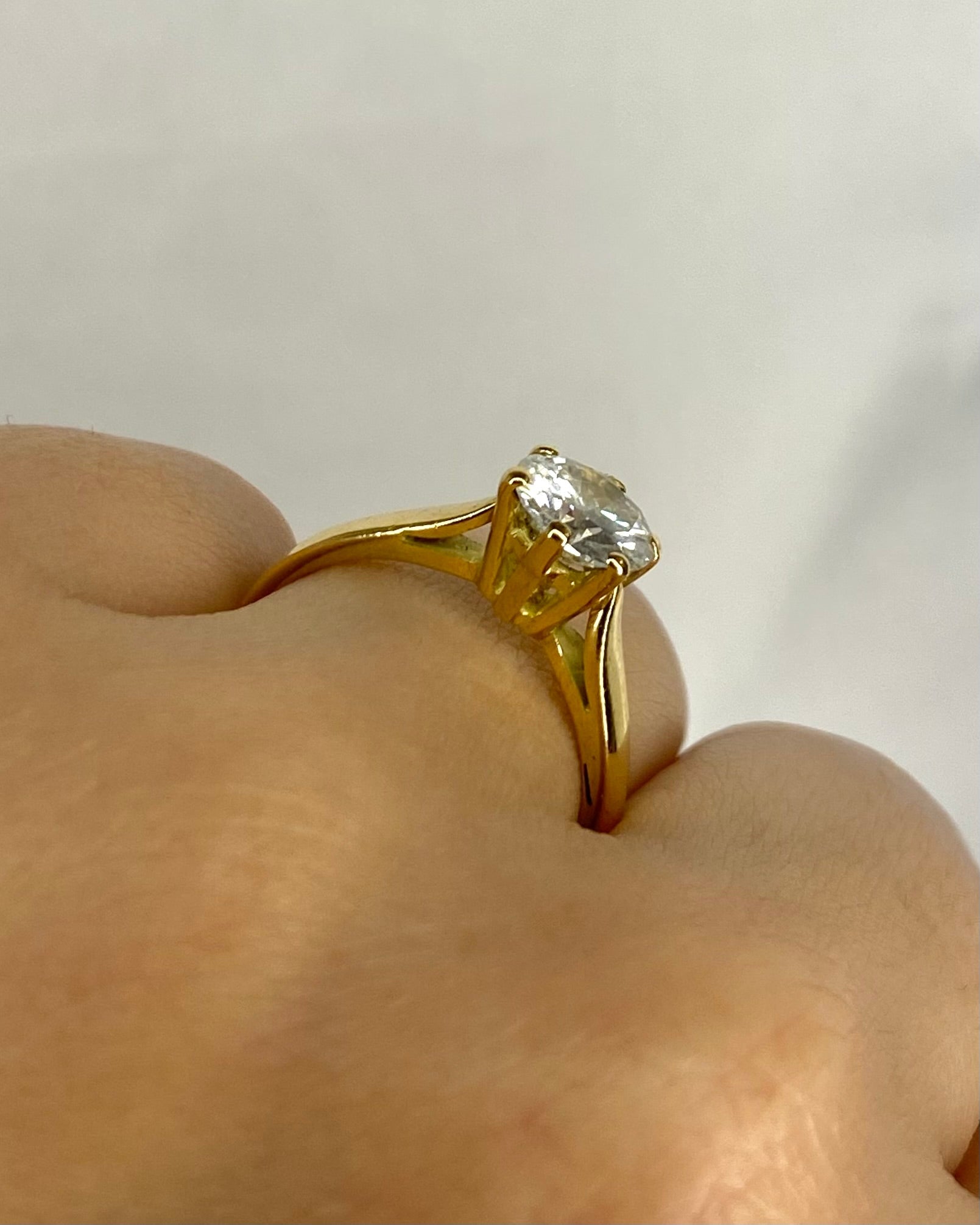 Bague Solitaire Diamant 1.11 carat "Cassandre" - Elliade Paris