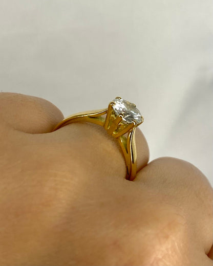 Bague Solitaire Diamant 1.11 carat "Cassandre" - Elliade Paris