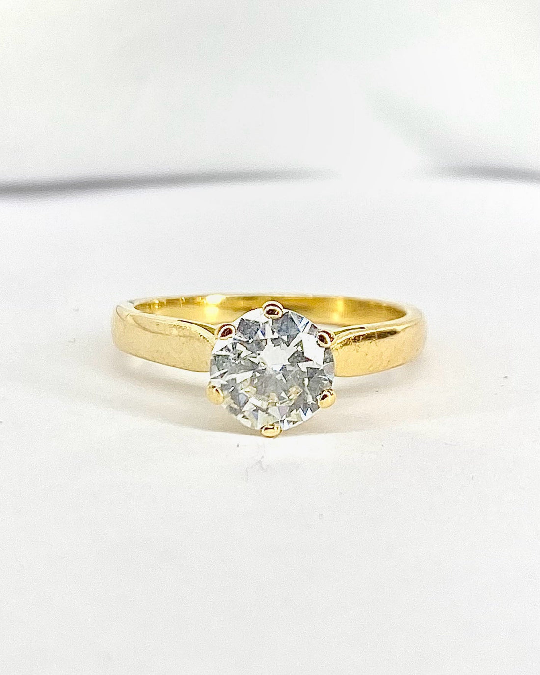 Bague Solitaire Diamant 1.11 carat "Cassandre" - Elliade Paris