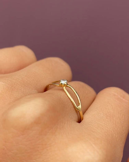 Bague Solitaire Diamant &quot;Alissa&quot; - Elliade Paris