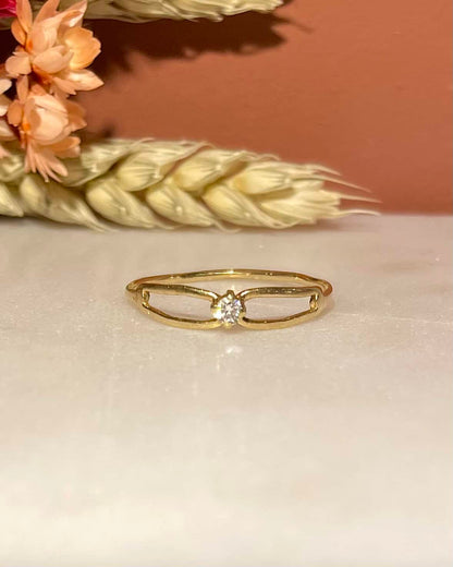 Bague Solitaire Diamant &quot;Alissa&quot; - Elliade Paris