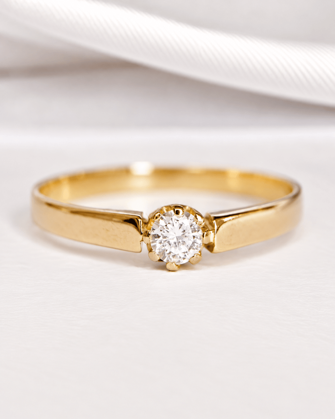 Bague Solitaire Diamant "Emilie" - Elliade Paris