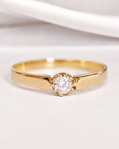 Bague Solitaire Diamant "Emilie" - Elliade Paris
