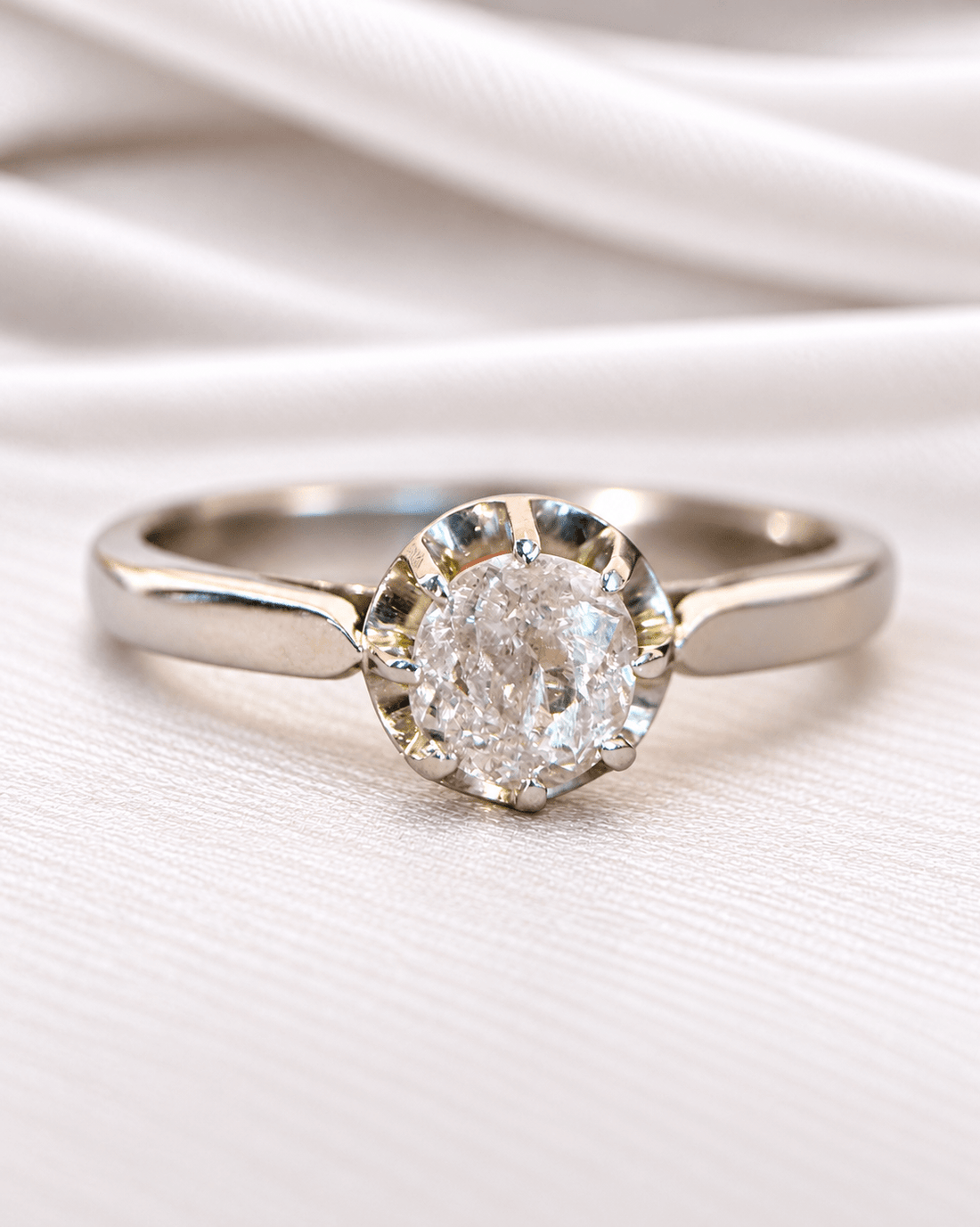 Bague Solitaire Diamant "Jannice" - Elliade Paris
