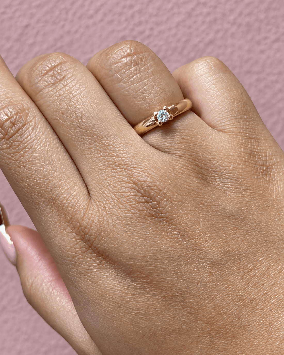 Bague Solitaire Diamant "Joy" - Elliade Paris