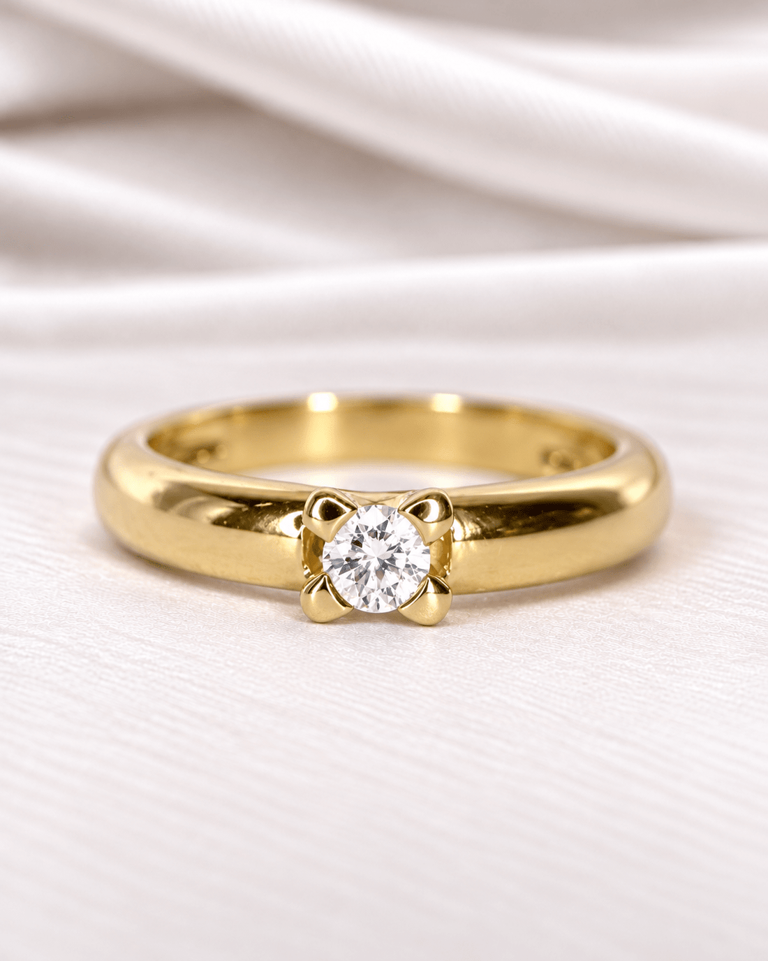 Bague Solitaire Diamant "Joy" - Elliade Paris
