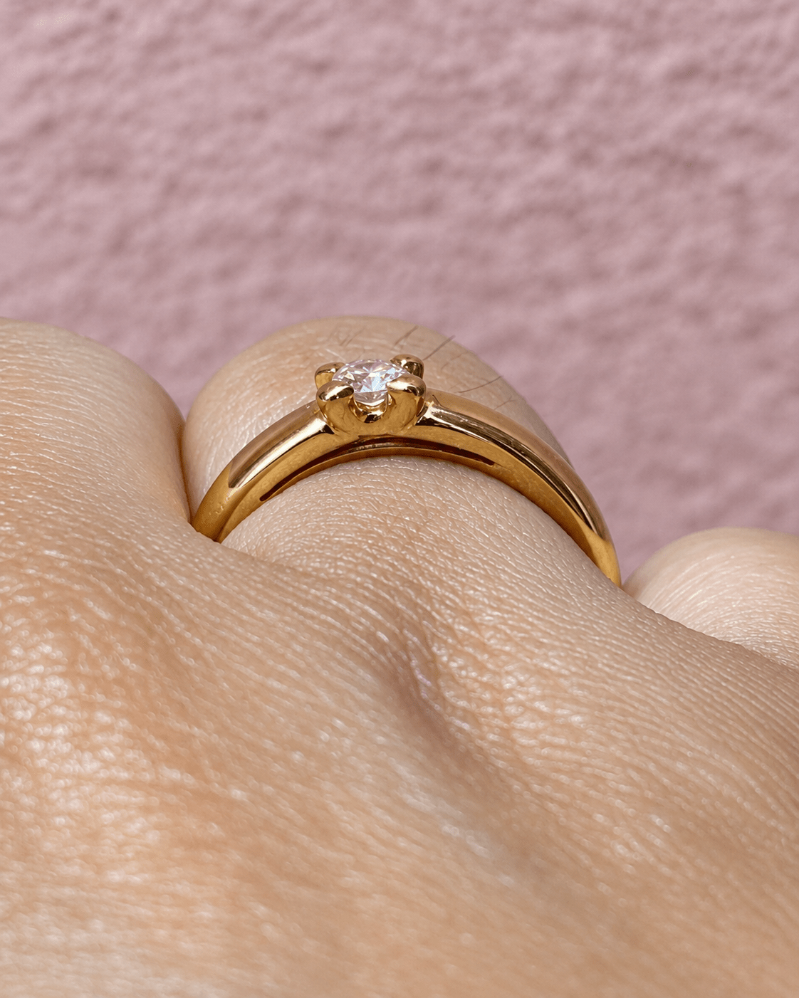 Bague Solitaire Diamant "Joy" - Elliade Paris