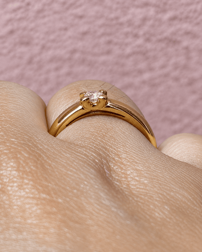 Bague Solitaire Diamant "Joy" - Elliade Paris