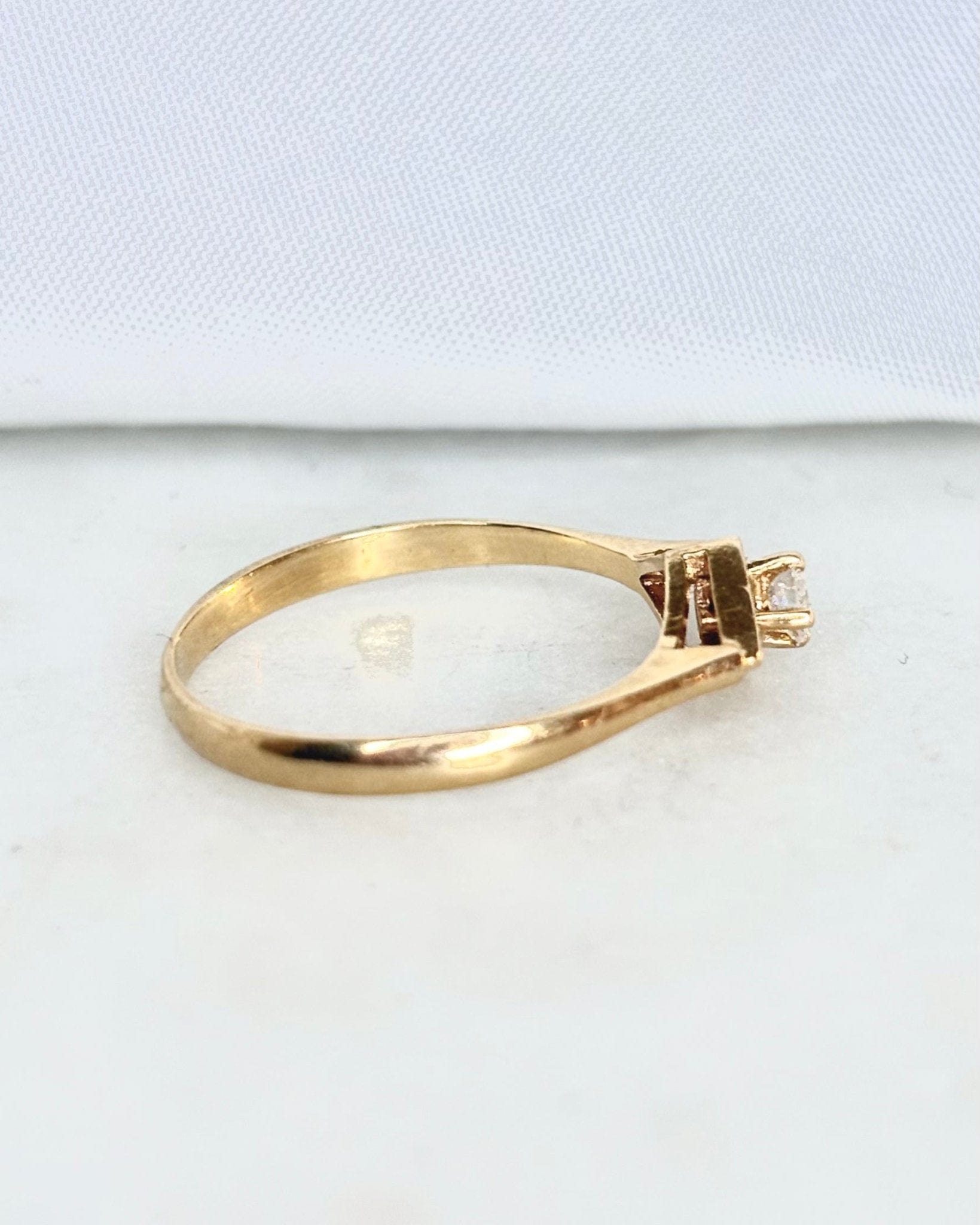 Bague Solitaire Diamant "Juliette" - Elliade Paris