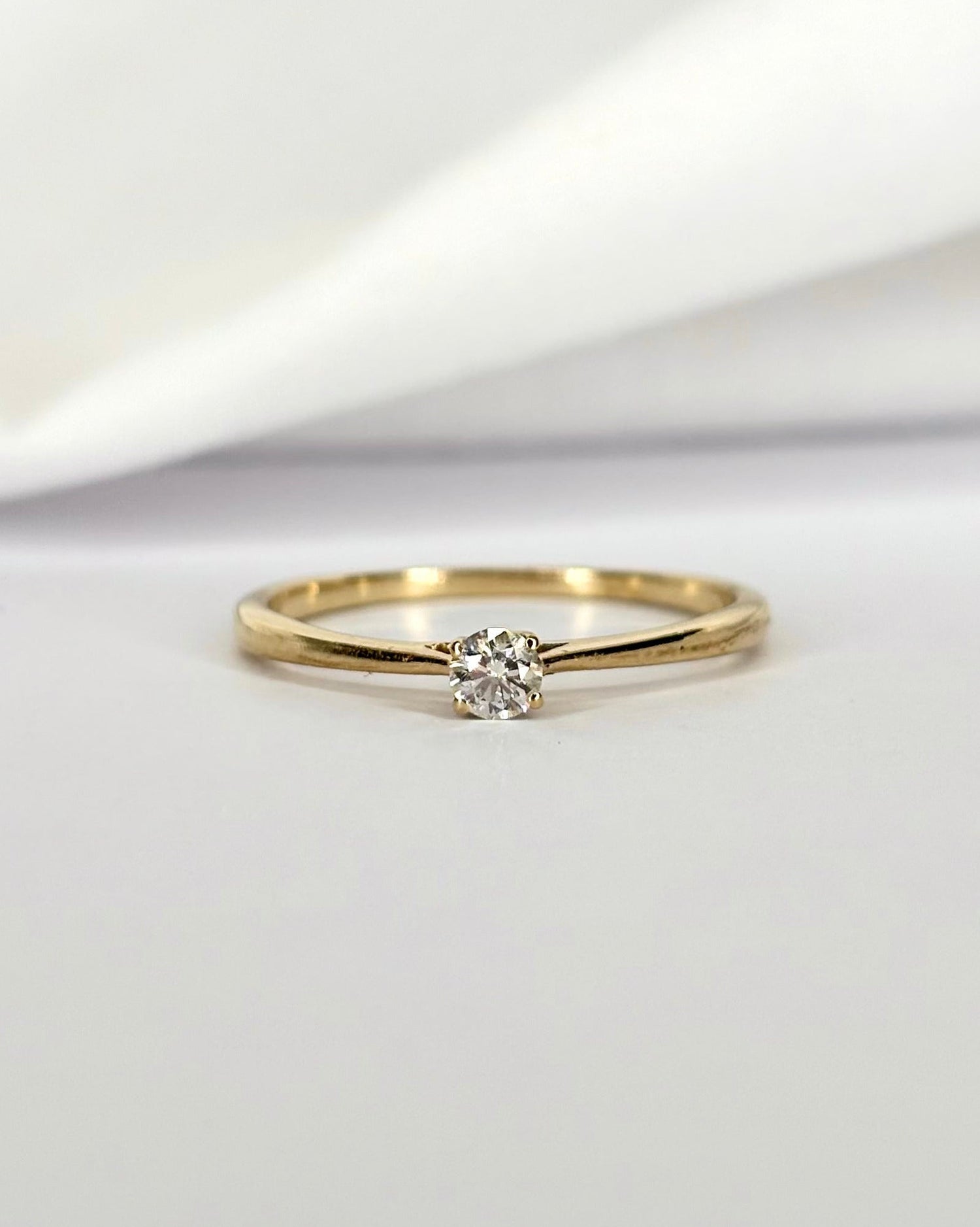 Bague Solitaire Diamant "Mélina" - Elliade Paris