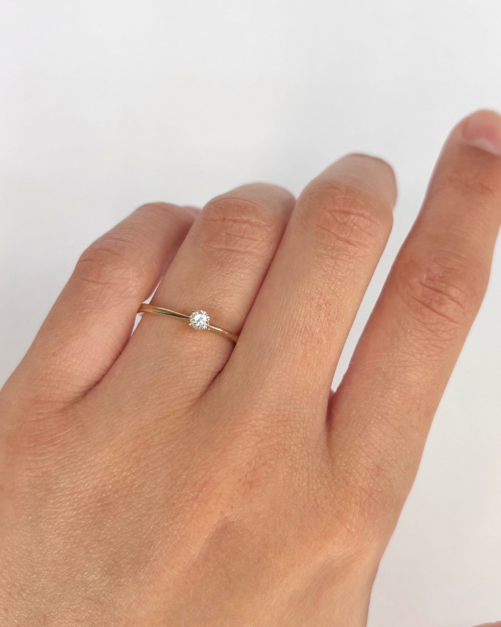 Bague Solitaire Diamant "Mélina" - Elliade Paris