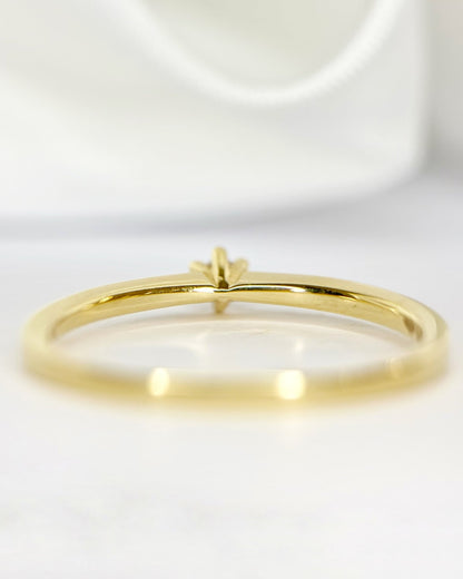 Bague Solitaire Diamant "Solange" - Elliade Paris