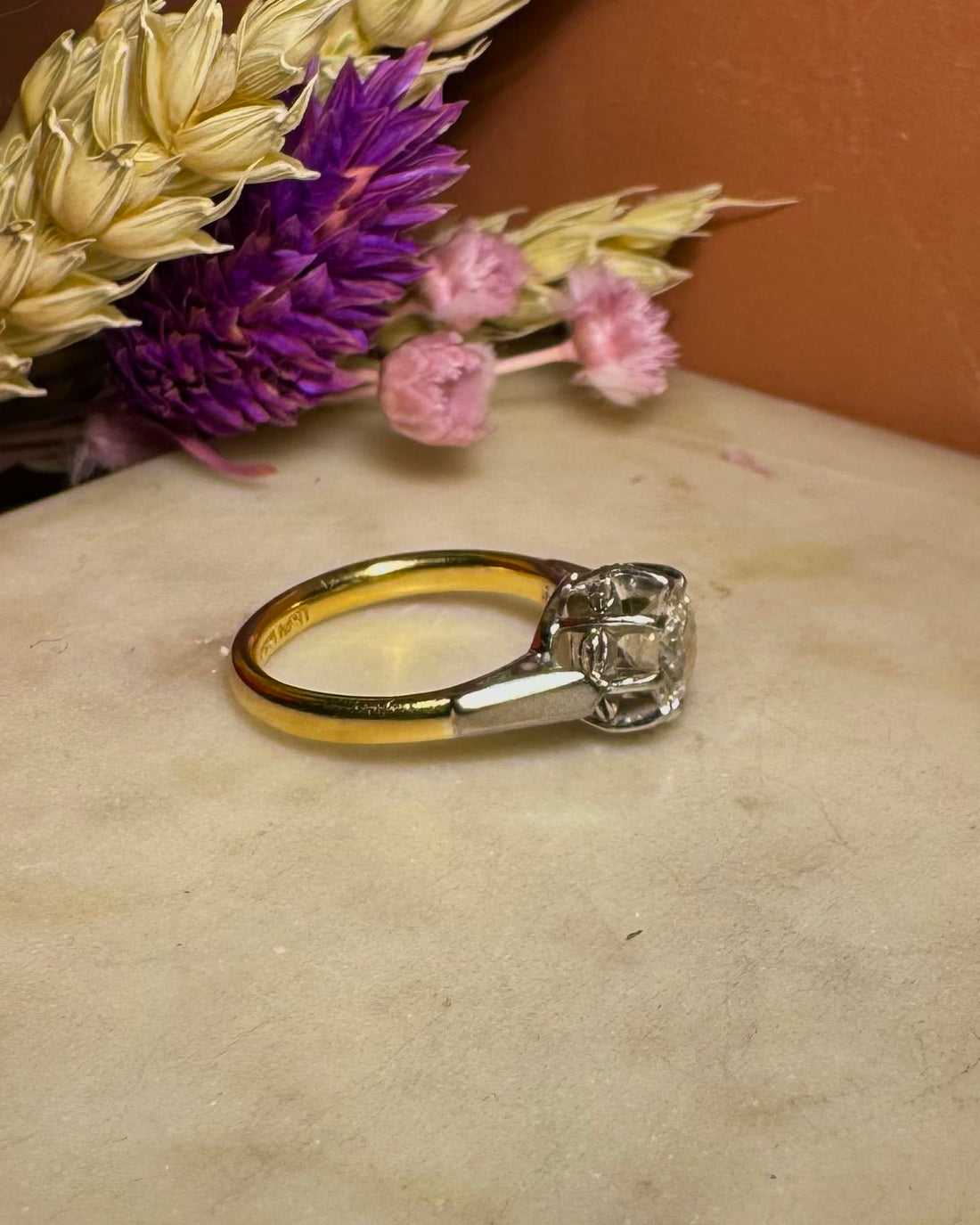 Bague Solitaire Diamant 0.76 carat &quot;Nejma&quot;