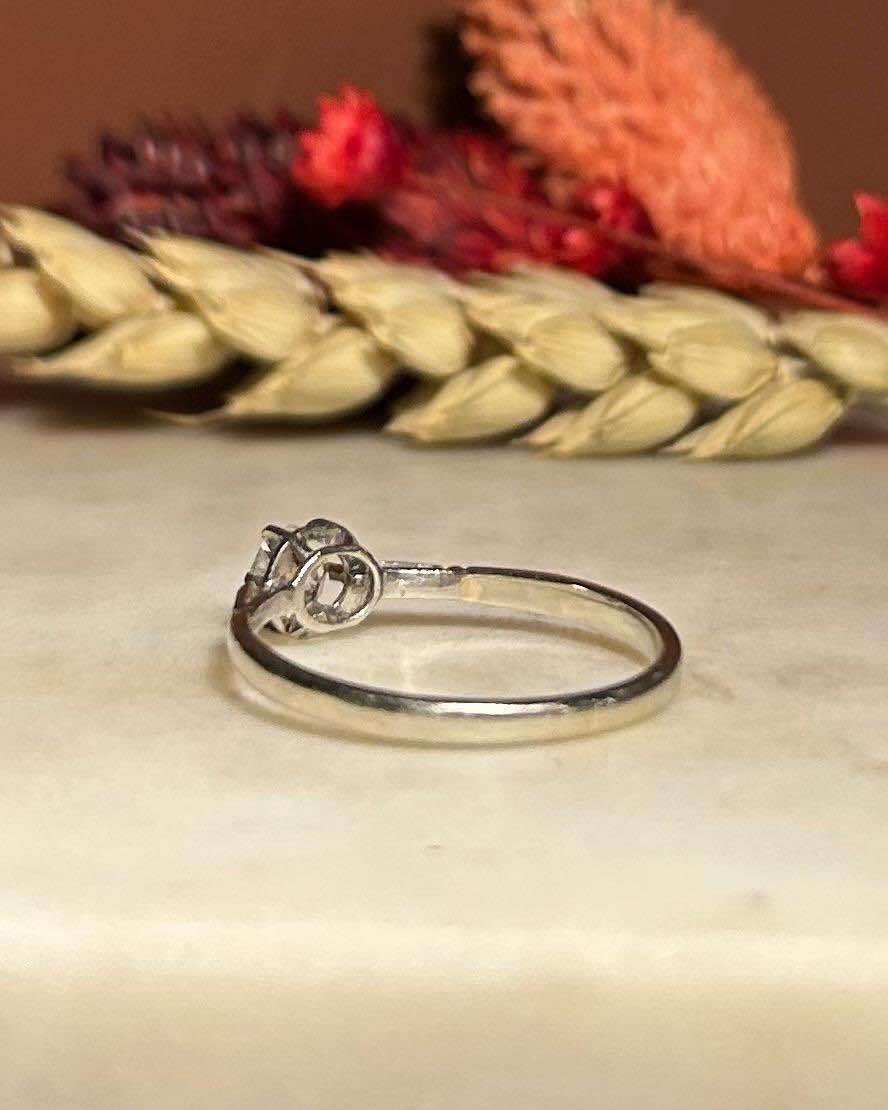 Bague Art-Déco Solitaire Diamant 0.40 carat "Mila"