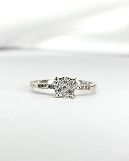 Bague Solitaire Diamants 0.22 carat "Marcella" - Elliade Paris
