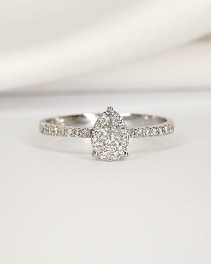 Bague Solitaire Diamants 0.31 carat "Suzie" - Elliade Paris